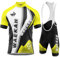 Abbigliamento Estivo da Ciclismo Uomo,Tuta da Bicicletta Traspirante E Confortevole con Imbottitura 9d Salopette Ciclismo Uomo Set Manica Corta Tuta Ciclismo Uomo (type-4,2XL)
