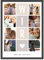 OWLBOOK® Fotocollage mit 8 Fotos & Text | Personalisierte Foto Geschenke für Sie & Ihn | Fotodruck Partner Geschenke mit eigenem Foto | Fotogeschenke | WIR | optional mit Bilderrahmen