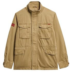 Superdry Herren Rookie Militärjacke Sandstein Braun L