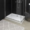 Sufrk Rectangular ABS Shower Base Tray White 70x100 cm,Waste Trap Tray for Bathroom Shower Enclosure Wet Room Rectangle Slimline Shower Cubicle Base