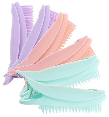 Healvian 6pcs Hair Volume Clip Bangs Curler Clips for Women Root Roller Jaw Clamps Curly Hair Rollers for