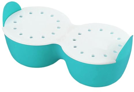 Poached Egg Maker Silikon Cups, Non-Stick Egg Molds für Mikrowelle und