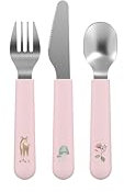 Mepal - Set de cubiertos infantiles de 3 piezas Mio Little Dutch - Cubiertos infantiles - Set de cubiertos con tenedor, cuchillo y cuchara para niños - Apto para lavavajillas - Fairy Garden