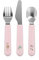 Mepal - Set de cubiertos infantiles de 3 piezas Mio Little Dutch - Cubiertos infantiles - Set de cubiertos con tenedor, cuchillo y cuchara para niños - Apto para lavavajillas - Fairy Garden