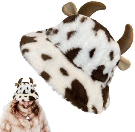 CAMEIRGOU Winter Damen Fischerhut Pelzig Fischerhut Damen Winter Fell Warm Wollmütze Kunstpelz Eimer Hut Warmer Hut Damen Plüsch Wintermütze Flauschige Bucket Hat Warme Anglerhut Mit Breiter Krempe