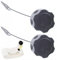 DEMULAX 2pc Multi-Fuel Benzin Tankdeckel, for FUXTEC, Güde Rotfuchs, for Zi Pper, benzintank Strimmer Trimmer Kraftstoff Tankdeckel Ersatz Zubehör Kraftstofftankabdeckung für Kettensäge