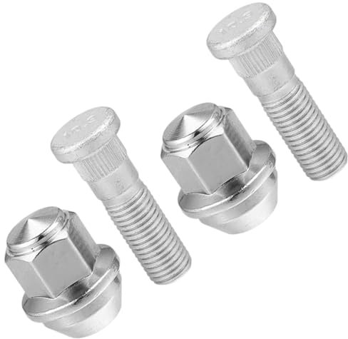 TREGOO boulons Roue Goujons Compatible avec Ford pour Fiesta 2011 2012 2013 2014 2015 2016 2017 2018 2019 M12-1.5 Ensembles De Boulons De Goujon De Roue OEM : CV6Z1012C/ACPZ1012H.