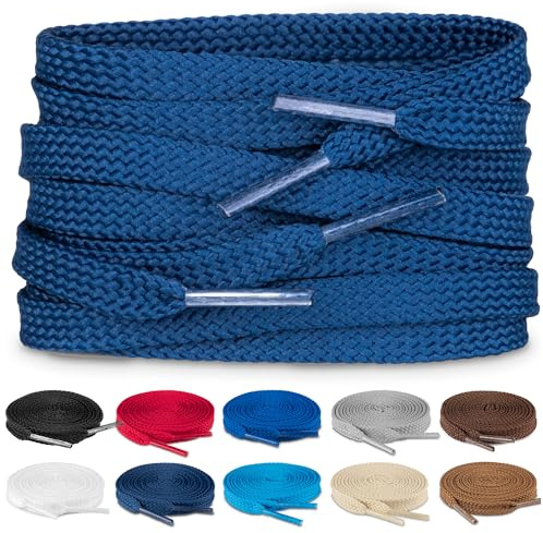 TULMERO SULPO 2 Paare Schnürsenkel Flache 8mm für Schuhe