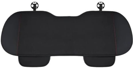 Universal Flachs Auto Sitz Abdeckung Set Fahrzeug Sitz Kissen Feuchtigkeit-Beweis Auto Sitz Schutz Mit Eimer Autositzbezug(1*Black Rear)
