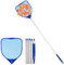 Épuisette Piscine, Épuisette Spa, Nettoyage Surface, Filet Maille Extra Fine, Écumeur Feuilles, Poteau Télescopique 17 à 41 Pouces, Fournitures Nettoyage Piscine Spa