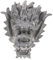 TOYANDONA Robinet de Fontaine Murale Pierre Grise Fontaine de Jardin avec Sortie Eau Dragon pour Extérieurs et Villas Décoration de Jardin