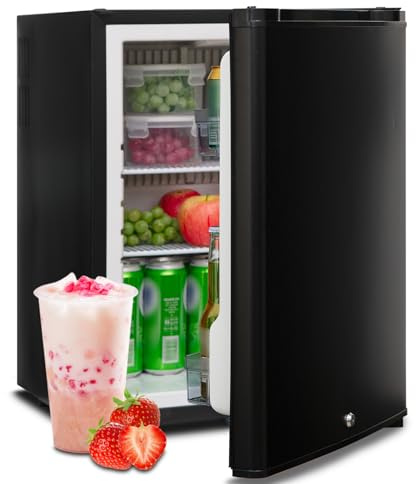 Smad 12V/240V 2 Way Camping Fridge 53L | For Campervan RV Truck Camper Van, Reversible Door, 0-10℃, 0dB, Lockable
