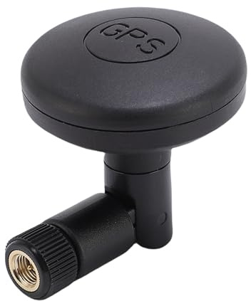 HUSHUI Antenne GPS, Antenne a Fungo in Ceramica Pieghevoli Pieghevoli con Connettore SMA Ad Alto Guadagno 28DBi Anti Interferenza, per Navigazione Esterna di Droni Marini per Veicoli