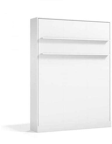 MUEMUE Cama abatible Vertical Blanco 150x200cm