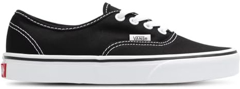 Vans Authentic Schwarze Weisse Damenschuhe Sneaker Schnürsenkel Stoff 39