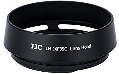 JJC Schwarze Gegenlichtblende für Fujifilm XF 35 mm f/2 R WR & XF 23 mm f/2 R WR Objektiv, ersetzt XF35-2