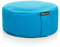 BODYMATE Yogakissen rund 31cm Durchmesser 13cm hoch Hellblau mit Buchweizen-Spelz Füllung – Maschinenwaschbarer Bezug aus 100% extra Dicker Baumwolle – Meditationskissen – Sitzkissen