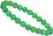 ELEDORO echtes Edelstein Perlen Armband - Natürliche Chakra Power Steine, Stretch Design, 8mm (Achat grün)