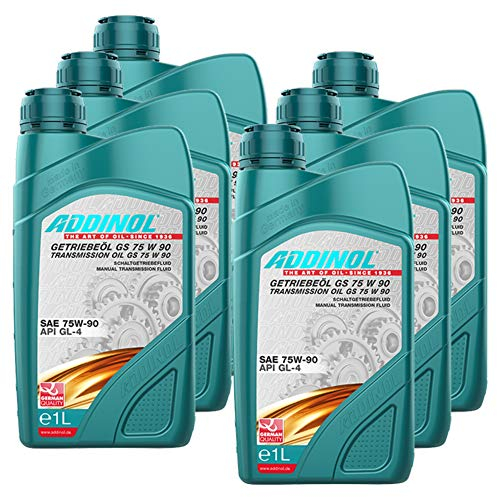 6X Addinol Getriebeöl Gear Transmission Oil Fluid Lubricant 75W-90 Gs 75 W 90 1L 74200707