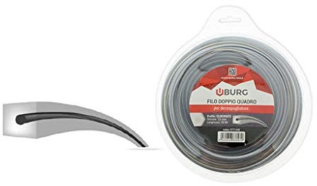 D. 4,0 mm x 28 m – Hilo cuadrado doble Anima – Pro Supernova para desbrozadora