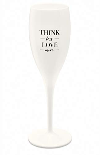 Koziol CHEERS No. 1 Sektglas 100ml (THINK less LOVE more)