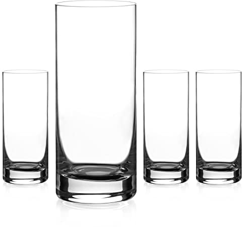 DIAMANTE Lot de 4 verres à eau en cristal - Collection Auris