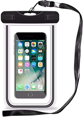 SDTEK Universal Waterproof case (compatible with phones up to 6 inches) for iPhone, Samsung, Huawei, Moto