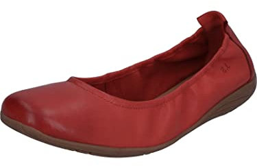 Josef Seibel Damen Klassische Ballerinas Fenja 01,Weite G (Normal),Ausgehschuhe,Abendschuhe,Slip-ons,Freizeitschuhe,Pumps,rot,45 EU