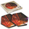 DV DESIGN 2 x Eco Boxed Cork Hexagon Coasters - Industrial Urban Portal Dog Fantasy Drink Cup Mug Glass Table Protection Mat #14023