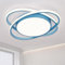 LED Deckenlampe Kinderzimmer 54W Blau Deckenleuchte Dimmbar mit Fernbedienung Einstellbar Farbtemperatur für Jungen Babyzimmer Schlafzimmer Wohnzimmer Ø52CM