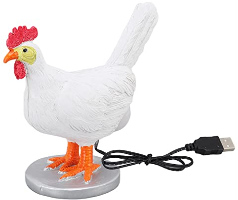 Fafeicy Lustige Ei-Huhn-Lampe, Kleine LED-Tischlampe für Schlafzimmer für Schlafzimmer, Wohnzimmer, Kinder