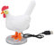 Fafeicy Lustige Ei-Huhn-Lampe, Kleine LED-Tischlampe für Schlafzimmer für Schlafzimmer, Wohnzimmer, Kinder