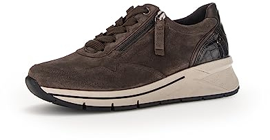 Gabor Damen Low-Top Sneaker, Frauen Halbschuhe,Komfortable Mehrweite (H)