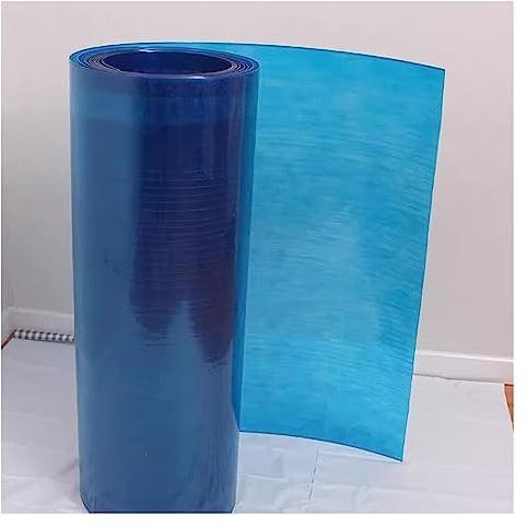 XILYZMO Polycarbonat-Dachplatte, Leicht Zu Biegen Bruchsicher Bleche, UV-beständig Gewächshaus Klar Folie, Stark Stoßfest Bruchsicher Klar Dachfolie (Farbe : Blau, Größe : 59 x 1181in)