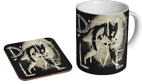 glades Depeche Mode SOFAD Live – Keramik Kaffeetasse + Untersetzer Geschenkset