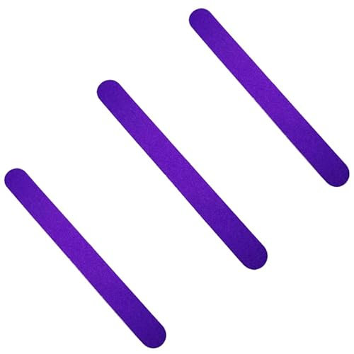 Pack of 3 Nail Files (150 Grit) [Purple]
