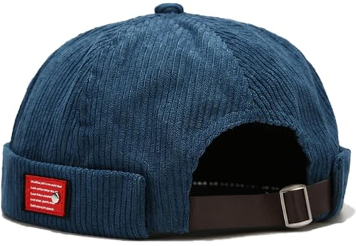 VIAUMBR Dockermütze Kappe Docker Cap MüTZE Hut Kopftuch Fischermütze Herren Damen (34 Dunkelblau)