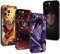 PBNDJVG 4 Stück Handyhülle für Samsung Galaxy A12 4G 6.5'' Anime Uchiha Sasuke Itachi Manga Muster Design Junge Case All Inklusiv Linsen Schutzhülle Stoßfest TPU Silikon Ultra Dünn Case, 02