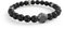 Guess Armband mit Perlen für Herren aus der Kollektion Racer Tag. Das Armband hat eine Größe: Einheitsgröße. Das Armband hat die Farbe Stahl und Grau und Schwarz. Die Referenz lautet: