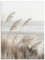ARTland Wanddeko Glasbilder Wandbild Glas Bild 60x80 cm Pflanzen natural elements Gräser Pampasgras Strand Boho Deko U5GO