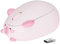 Akko Ratón inalámbrico Lindo para PC, ratón silencioso de 2,4 GHz con Receptor USB A, Seguimiento óptico de 1200 dpi, Ratones portátiles para computadora portátil (Capibara Rosa)