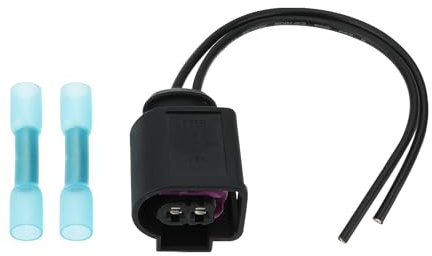The Lord of the Tools 1 Stück Auto 2-Pin 16AWG Kabel Reparatursatz 4D0971992 Stecker Reparaturteil Kompatibel mit VW AMAROK CADDY CRAFTER GOLF mit Dichtungen