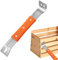Levier ergonomique, arrache-clous pour le travail du bois, outil de prise en main antidérapant, construction en acier durable, 28 x 4,1 cm, idéal pour l'amélioration de la maison, la toiture, les