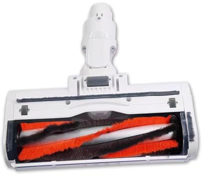 Piezas de repuesto compatibles con Xiaomi K10/G10 1C/Dreame V8/V9B/V9P/G9 Cabezal de cepillo de suelo eléctrico, piezas de aspiradoras, accesorio de piso de madera dura con faro LED (rojo)