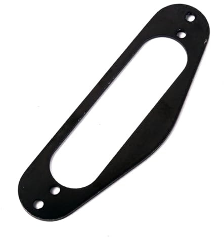 Schwarzer Single Coil Tonabnehmerring Tl Style Gb408c 1 Stück | Metall, als Ersatzteil für E-gitarren, Feine Verarbeitung, für Gitarristen und Luthiers