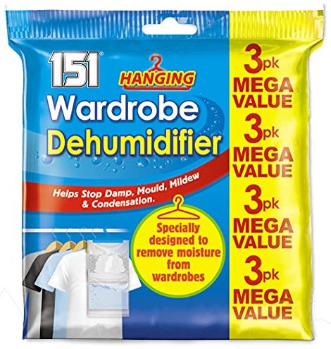 151 Dehumdifier, Fragrance Free, 3x180gr, 1511124