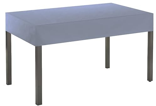 Kaufpirat Premium Abdeckplane 150x90x15 cm Gartenmöbel Gartentisch Hülle Abdeckung Haube Schutzhülle Abdeckhaube 6.000 mm Wasserbeständigkeit Anthrazit
