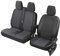 Pokter Sitzbezüge Viva passgenau für Mercedes Vito W447 2014-2+1- Erste Reihe (1+2) 4D-DV-VI-3M-MV447-365, Schwarz, Kunstleder, Jacquard-Material, Lieferwagen, Fahrzeugzubehör, Sitzbezug