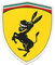 vlandho 1 Stücke Aluminium Kreative Lustige Humor Parodie Streich Aufkleber Für Ferrari Esel Logo Emblem Abzeichen Metall Auto Styling Aufkleber Aufkleber Links