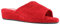 Ciabatte Spugna Aperte Bagno Donna Antiscivolo Zeppa 4 cm Leggere Interno Sughero (Rosso, numeric_37)
